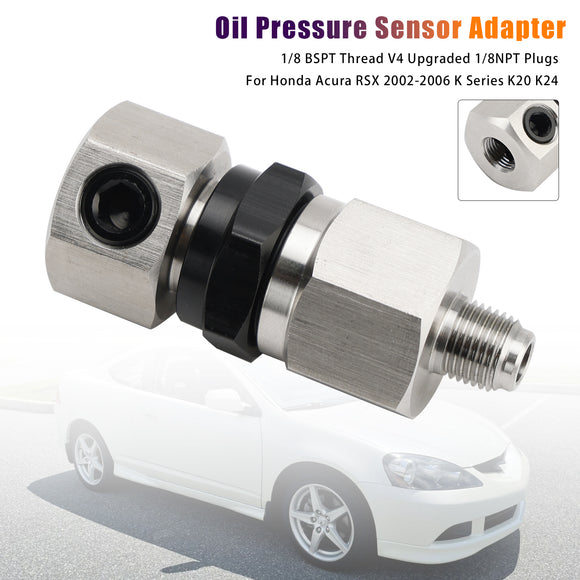 Honda Acura RSX 2002-2006 K Series K20 K24 Oil Pressure Sensor Adapter