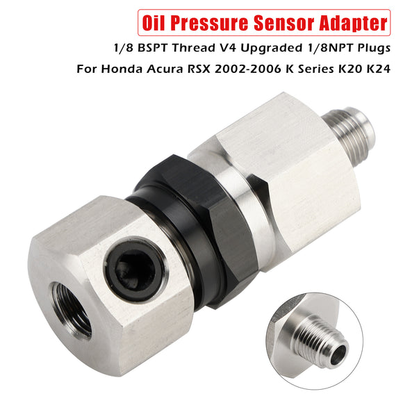 Honda Acura RSX 2002-2006 K Series K20 K24 Oil Pressure Sensor Adapter