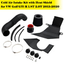 Cold Air Intake Kit with Heat Shield for VW Golf GTi R 1.8T 2.0T 2015-2020-5