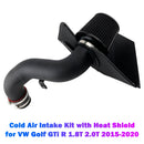 Cold Air Intake Kit with Heat Shield for VW Golf GTi R 1.8T 2.0T 2015-2020-7