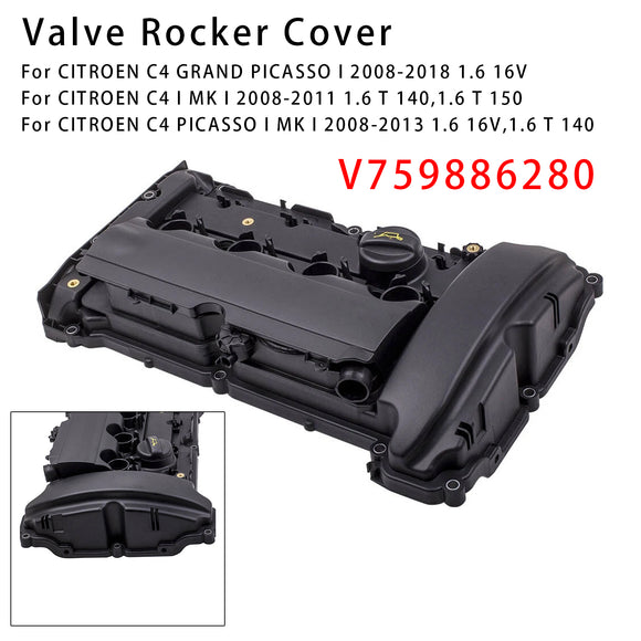 Cylinder Valve Rocker Cover+Gasket V759886280 For Citroen C4 1.6 2008+