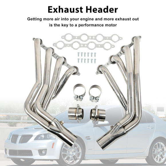 Pontiac G8 6.0L 6.2L 2008-2009 Stainless Steel Exhaust Manifold Header
