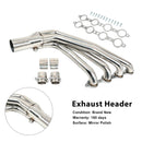 Pontiac G8 6.0L 6.2L 2008-2009 Stainless Steel Exhaust Manifold Header-7