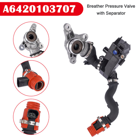 Breather Pressure Valve with Separator for Mercedes-Benz M642 Engine A6420103707