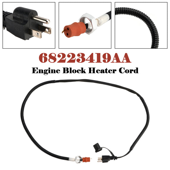 Dodge Ram 2500 3500 2013-2018 Engine Block Heater Cord 68223419AA