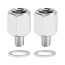 2x 1/8NPT Male to M16-1.5 Female Oil Pressure Sensor Adapter Thread Connector-8