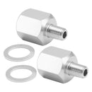 2x 1/8NPT Male to M16-1.5 Female Oil Pressure Sensor Adapter Thread Connector-15