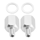 2x 1/8NPT Male to M16-1.5 Female Oil Pressure Sensor Adapter Thread Connector-16
