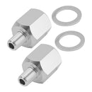 2x 1/8NPT Male to M16-1.5 Female Oil Pressure Sensor Adapter Thread Connector-17