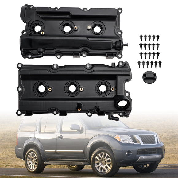 Nissan Frontier Pathfinder Xterra 4.0L 05-19 Valve Cover w/ Gasket Bolt Cap 13264-EA200 13264-EA210