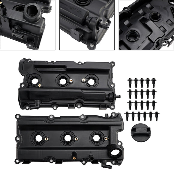 Nissan Frontier Pathfinder Xterra 4.0L 05-19 Valve Cover w/ Gasket Bolt Cap 13264-EA200 13264-EA210