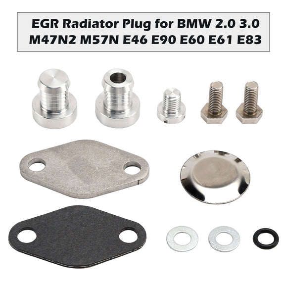 BMW 2.0 3.0 M47N2 M57N E46 E90 E60 E61 E83 EGR Radiator Plug