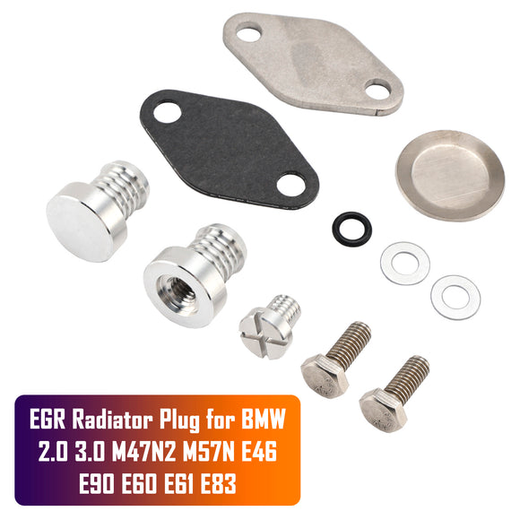 BMW 2.0 3.0 M47N2 M57N E46 E90 E60 E61 E83 EGR Radiator Plug