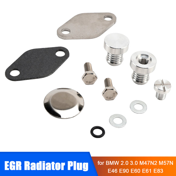 BMW 2.0 3.0 M47N2 M57N E46 E90 E60 E61 E83 EGR Radiator Plug