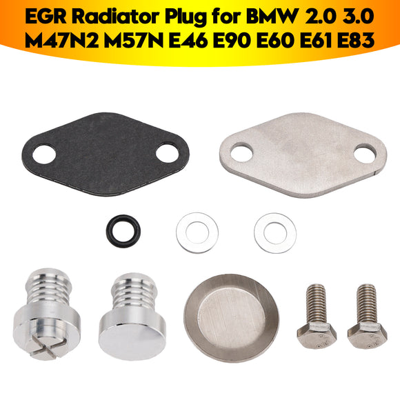 BMW 2.0 3.0 M47N2 M57N E46 E90 E60 E61 E83 EGR Radiator Plug