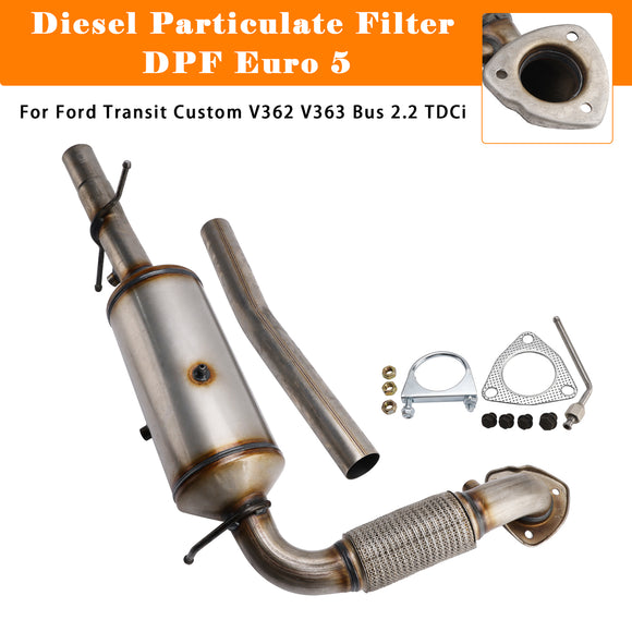 Ford Transit Custom V362 V363 Bus 2.2 TDCi 2012-2017 Diesel Particulate Filter DPF Euro 5