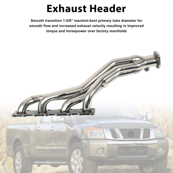 Nissan Titan/Armada 2004-2015 Stainless Steel Exhaust Manifold Header