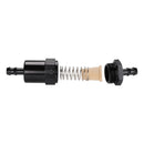Black Inline EFI Fuel Systems Filter Adapter 3/8 Inch Barb With 30 Micron Filter Element-3