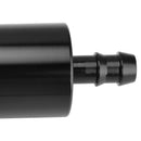 Black Inline EFI Fuel Systems Filter Adapter 3/8 Inch Barb With 30 Micron Filter Element-13