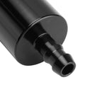 Black Inline EFI Fuel Systems Filter Adapter 3/8 Inch Barb With 30 Micron Filter Element-14