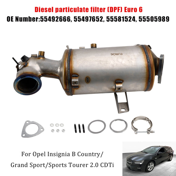 Opel Insignia B Country/Grand Sport 2.0 CDTi Diesel particulate filter (DPF)