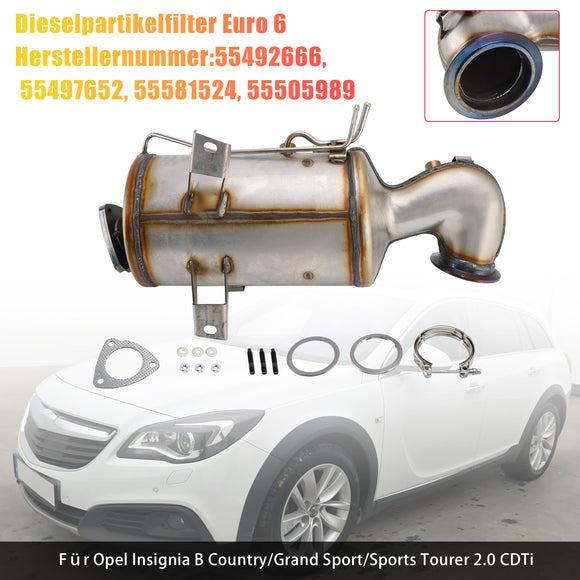 Opel Insignia B Country/Grand Sport 2.0 CDTi Diesel particulate filter (DPF)