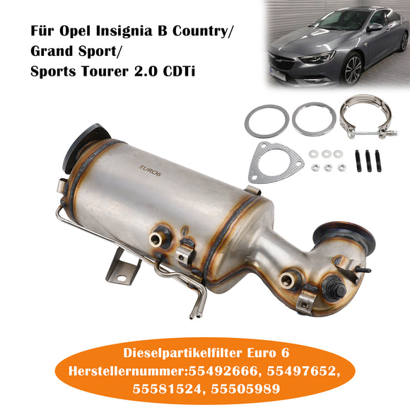 Opel Insignia B Country/Grand Sport 2.0 CDTi Diesel particulate filter (DPF)