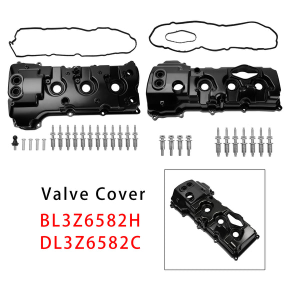 Left+Right Pair Valve Covers BL3Z6582H DL3Z6582C For Ford Expedition F-150