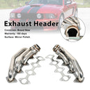 Ford Mustang GT 4.6L V8 2005-2010 Stainless Steel Shorty Exhaust Header-6