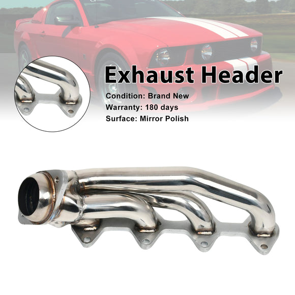 Ford Mustang GT 4.6L V8 2005-2010 Stainless Steel Shorty Exhaust Header