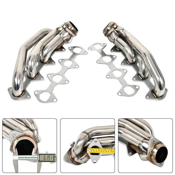 Ford Mustang GT 4.6L V8 2005-2010 Stainless Steel Shorty Exhaust Header