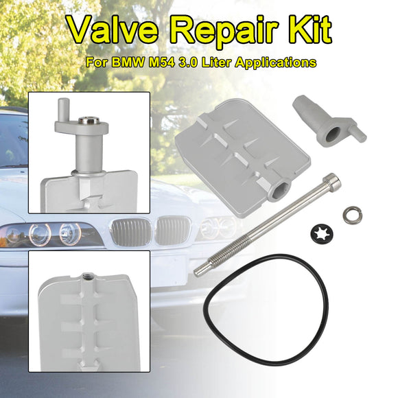 BMW DISA Fix Overhaul M54 3.0 ltr  Aluminium Valve Rebuild Repair Kit 11617544805 11617502275 7544805 7502275
