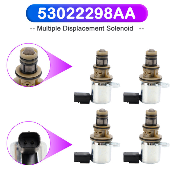 4pcs Multiple Displacement Solenoid 53022298AA for Dodge Ram 5.7L 6.4L 10-23