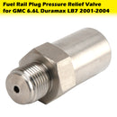 Fuel Rail Plug Pressure Relief Valve for GMC 6.6L Duramax LB7 2001-2004-2