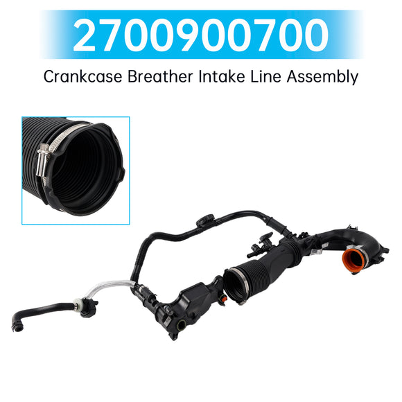 Crankcase Breather Intake Line Assembly 2700900700 for Benz M270 X156 2014-2019