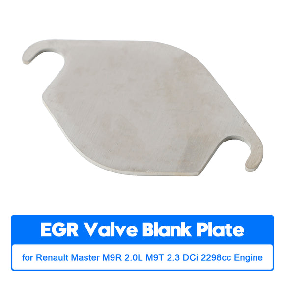 Renault Master M9R 2.0L M9T 2.3 DCi 2298cc Engine EGR Valve Blank Plate