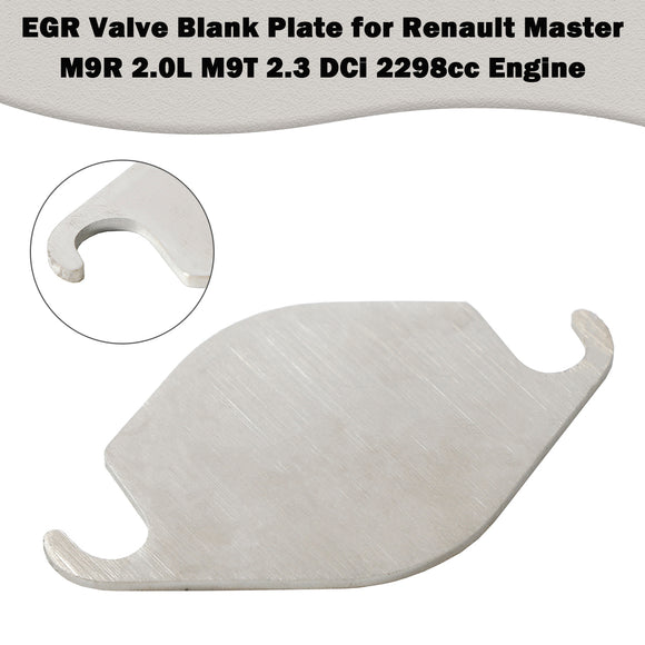 Renault Master M9R 2.0L M9T 2.3 DCi 2298cc Engine EGR Valve Blank Plate