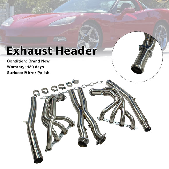 Exhaust Header Fit Chevy Corvette C6 LS2 LS3 2005-2013