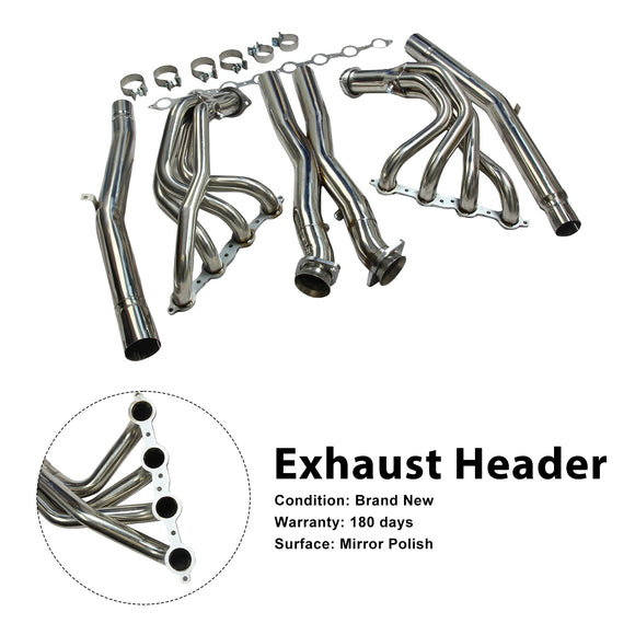 Exhaust Header Fit Chevy Corvette C6 LS2 LS3 2005-2013