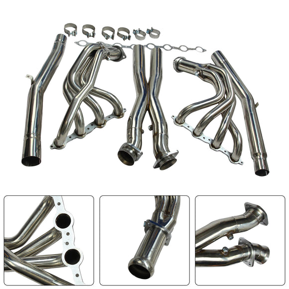 Exhaust Header Fit Chevy Corvette C6 LS2 LS3 2005-2013