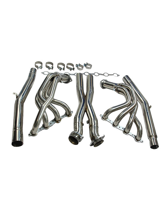 Exhaust Header Fit Chevy Corvette C6 LS2 LS3 2005-2013