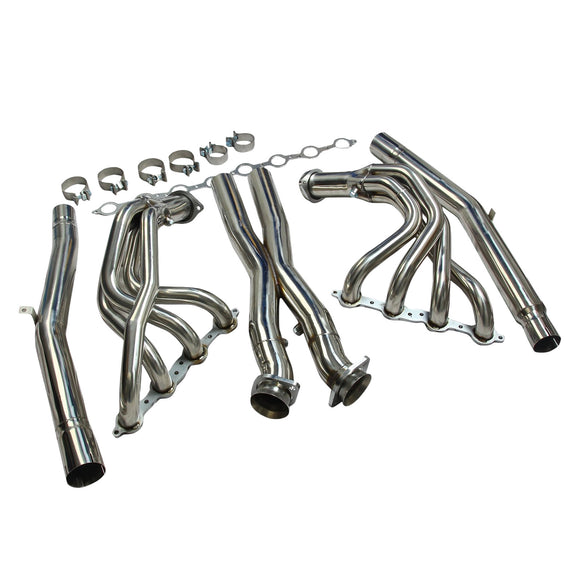 Exhaust Header Fit Chevy Corvette C6 LS2 LS3 2005-2013