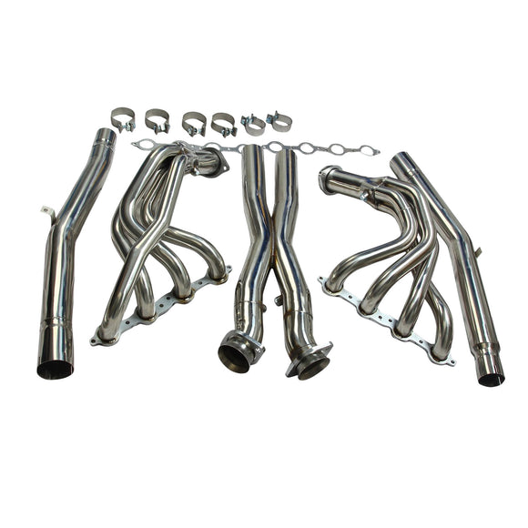 Exhaust Header Fit Chevy Corvette C6 LS2 LS3 2005-2013