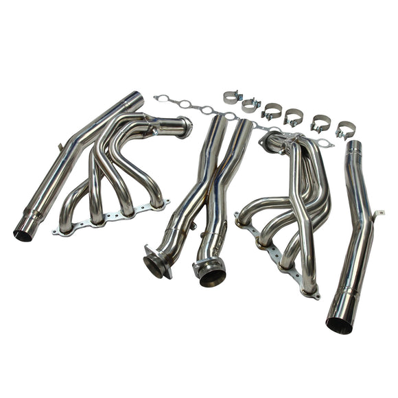 Exhaust Header Fit Chevy Corvette C6 LS2 LS3 2005-2013