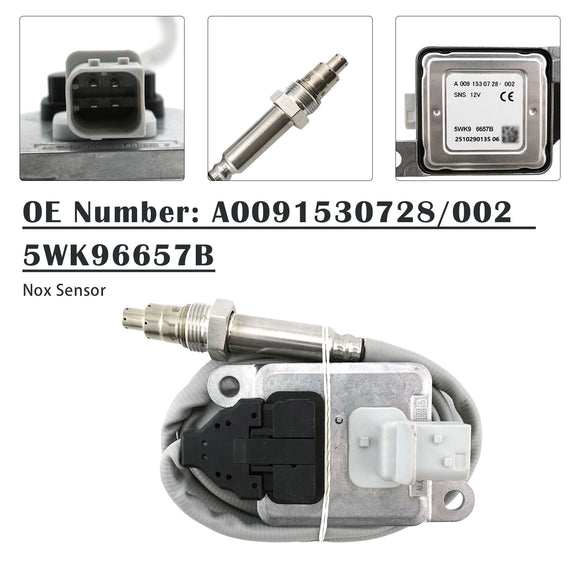12V Nitrogen Oxide Sensor A0081531228 5WK96657B For Mercedes-Benz