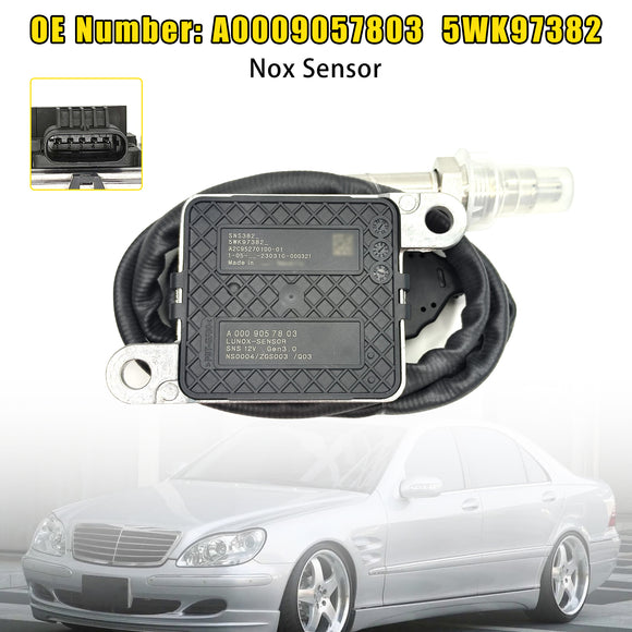 Nitrogen Oxide Sensor A0009057803 5WK97382 For Mercedes-Benz S-CLASS E-CLASS VITO