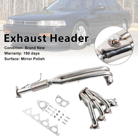 Exhaust Manifold Header Fit Honda Accord 2.2L 1990-1993 4-2-1 Tri-Y