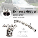 Exhaust Manifold Header Fit Honda Accord 2.2L 1990-1993 4-2-1 Tri-Y-3