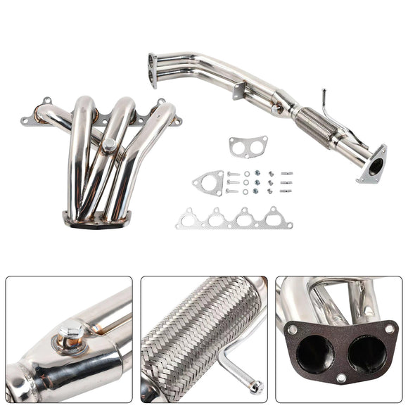 Exhaust Manifold Header Fit Honda Accord 2.2L 1990-1993 4-2-1 Tri-Y