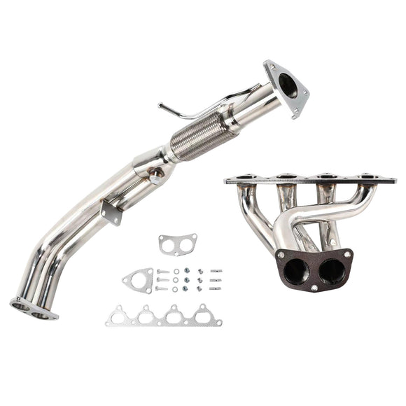 Exhaust Manifold Header Fit Honda Accord 2.2L 1990-1993 4-2-1 Tri-Y
